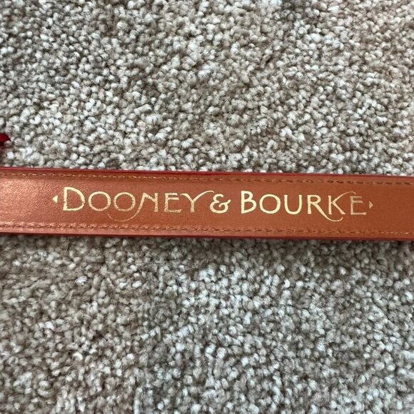 Dooney & Bourke Red Leather Gold Hardware Belt Size Small - Picture 5 of 5